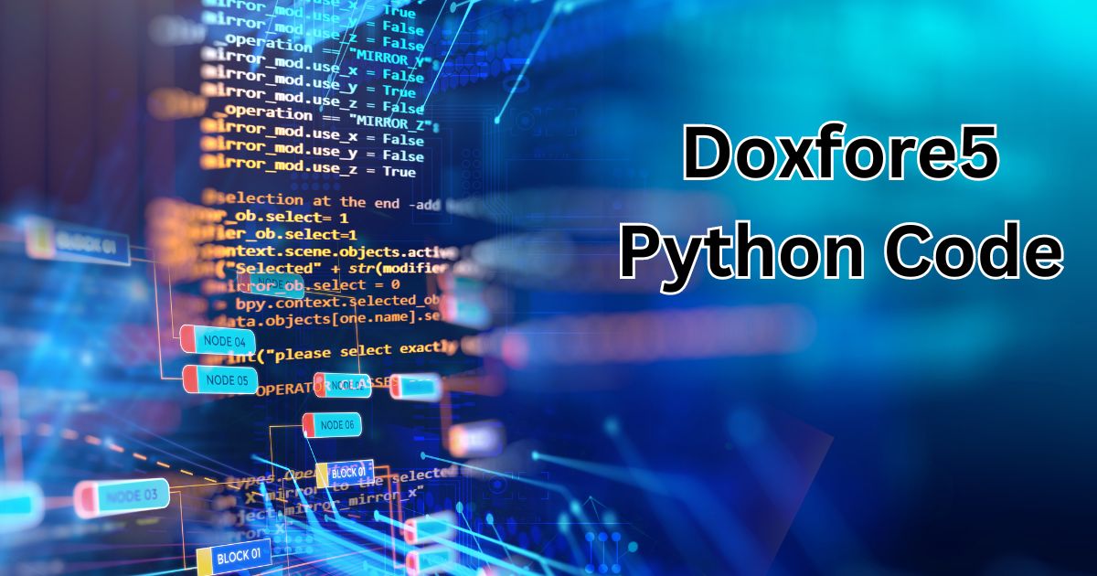 doxfore5 Python code